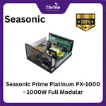 Load image into Gallery viewer, Seasonic Prime Platinum PX-1000 - 1000W Full Modular - 80+ Platinum Certified - 12 Years Warranty Replacement
