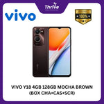 Load image into Gallery viewer, VIVO Y18 4GB 128GB MOCHA BROWN (BOX CHA+CAS+SCR)
