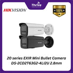 Load image into Gallery viewer, 20 series EXIR Mini Bullet Camera DS-2CD2T63G2-4LI2U 2.8mm
