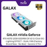 Load image into Gallery viewer, GALAX nVidia Geforce RTX 4070 12GB GDDR6X 2X V2 (1-Click OC) - Lighting EFFECT - DUAL FAN [Factory Brand New - No Box] - Garansi 3 Thn