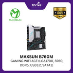 Load image into Gallery viewer, MAXSUN B760M GAMING WIFI ACE (LGA1700, B760, DDR5, USB3.2, SATA3)
