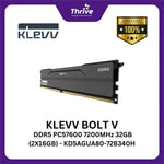 Load image into Gallery viewer, KLEVV BOLT V DDR5 PC57600 7200MHz 32GB (2X16GB) - KD5AGUA80-72B340H
