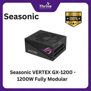 Seasonic VERTEX GX-1200 - 1200W Fully Modular - 80+ Gold Certified - ATX 3.0 Compatible - PCIe 5.0 Ready - 10 Years Warranty Replacement