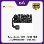 Load image into Gallery viewer, Antec Kühler H2O H1200 PRO 240mm radiator - Dual Fan
