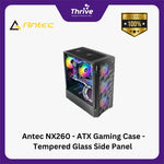 Load image into Gallery viewer, Antec NX260 - ATX Gaming Case - Tempered Glass Side Panel - FREE 3 PCS 12CM ARGB FANS
