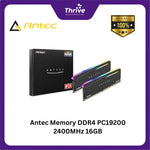 Load image into Gallery viewer, Antec Memory DDR4 PC19200 2400MHz 16GB (2x8GB) RGB Led - 2 PCS x AMD4UZ124001608G-5S
