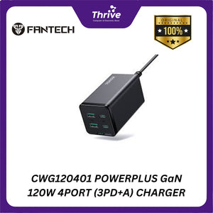 CWG120401 POWERPLUS GaN 120W 4PORT (3PD+A) CHARGER