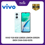 Load image into Gallery viewer, VIVO Y18 6GB 128GB LEMON GREEN (BOX CHA+CAS+SCR)
