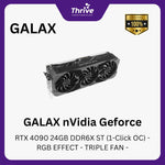 Load image into Gallery viewer, GALAX nVidia Geforce RTX 4090 24GB DDR6X ST (1-Click OC) - RGB EFFECT - TRIPLE FAN -