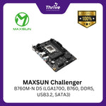 Load image into Gallery viewer, MAXSUN Challenger B760M-N D5 (LGA1700, B760, DDR5, USB3.2, SATA3)
