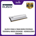 Load image into Gallery viewer, KLEVV CRAS V RGB DDR5 PC57600 7200MHz 48GB (2X24GB) - KD5KGUD80-72B340G
