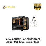 Load image into Gallery viewer, Antec CONSTELLATION C5 BLACK ARGB - Mid-Tower Gaming Case - Stylish Front Panel - Dual Chamber Design - 4mm Tempered Glass Side Panel - Type-C 3.2 Gen 2 Ready - Free 6Pcs 120mm PWM AR
