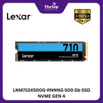 Load image into Gallery viewer, LNM710X500G-RNNNG 500 Gb SSD NVME GEN 4
