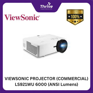 VIEWSONIC PROJECTOR (COMMERCIAL) LS921WU 6000 (ANSI Lumens)