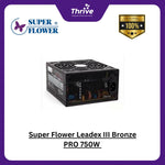 Load image into Gallery viewer, Super Flower Leadex III Bronze PRO 850W - SF-850R14HE - 80+ Bronze - ECO Fanless &amp; Silent Mode - Full Modular Fluid Dynamic Bearing Fan - 8 Years
