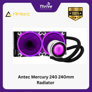 Antec Mercury 240 240mm Radiator - Dual Fan 2x120mm - Temperature Censor by LED light