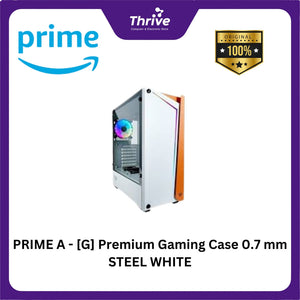 PRIME A - [G] Premium Gaming Case 0.7 mm STEEL WHITE