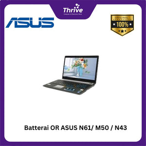 Batterai OR ASUS N61/ M50 / N43