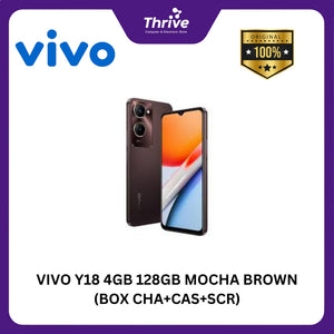 VIVO Y18 4GB 128GB MOCHA BROWN (BOX CHA+CAS+SCR)