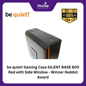 be quiet! Gaming Case SILENT BASE 800 Red with Side Window - Winner Reddot Award