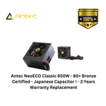 Load image into Gallery viewer, Antec NeoECO Classic 650W - 80+ Bronze Certified - Japanese Capacitor ! - 3 Years Warranty Replacement