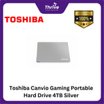 Load image into Gallery viewer, Toshiba Canvio Gaming Portable Hard Drive 4TB Silver
