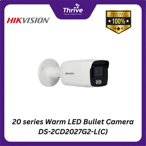 20 series Warm LED Bullet Camera DS-2CD2027G2-L(C)