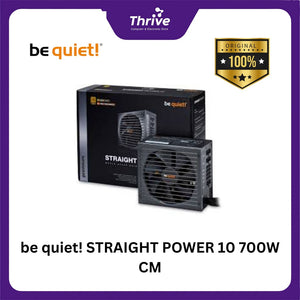 be quiet! STRAIGHT POWER 10 700W CM - Silent Wings - Modular - 80+ Gold Certified - 5 Years Warranty - Number 1 PSU in Germany