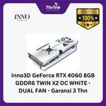 Load image into Gallery viewer, Inno3D GeForce RTX 4060 8GB GDDR6 TWIN X2 OC WHITE - DUAL FAN - Garansi 3 Thn
