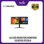Load image into Gallery viewer, LG LED MONITOR 24MP400 23.8FHD IPS BLK
