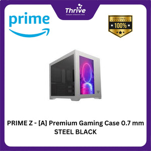 PRIME Z - [A] Premium Gaming Case 0.7 mm STEEL BLACK