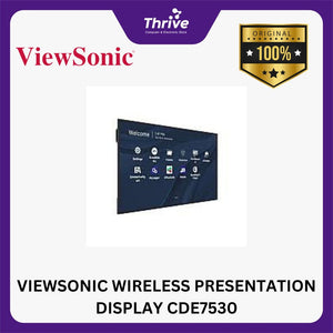 VIEWSONIC WIRELESS PRESENTATION DISPLAY CDE7530