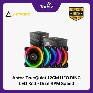 Antec TrueQuiet 12CM UFO RING LED Red - Dual RPM Speed