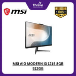 Load image into Gallery viewer, MSI AIO MODERN I3 1215 8GB 512GB W11+OHS 23.8FHD IPS WHT -AM242.1411
