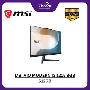 MSI AIO MODERN I3 1215 8GB 512GB W11+OHS 23.8FHD IPS WHT -AM242.1411