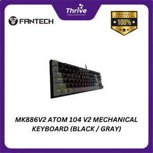 MK886V2 ATOM 104 V2 MECHANICAL KEYBOARD (BLACK / GRAY)