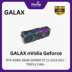 Load image into Gallery viewer, GALAX nVidia Geforce RTX 4080 16GB DDR6X ST (1-Click OC) - TRIPLE FAN -