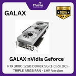 Load image into Gallery viewer, GALAX nVidia Geforce RTX 3080 12GB DDR6X SG (1-Click OC) - TRIPLE ARGB FAN - LHR Version