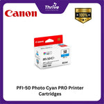 Load image into Gallery viewer, PFI-50 Photo Cyan PRO Printer Cartridges
