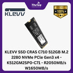 Load image into Gallery viewer, KLEVV SSD CRAS C710 512GB M.2 2280 NVMe PCle Gen3 x4 - K512GM2SP0-C71 - R2050MB/s W1650MB/s
