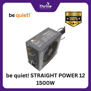 be quiet! STRAIGHT POWER 12 1500W - Fully Modular - ATX 3.0 PCIe 5.0 - 80+ Platinum Certified - 10 Years Warranty - Number 1 PSU in Germany