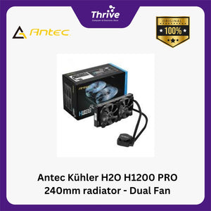 Antec Kühler H2O H1200 PRO 240mm radiator - Dual Fan