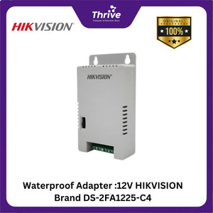 Waterproof Adapter :12V HIKVISION Brand DS-2FA1225-C4