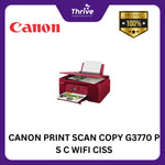 Load image into Gallery viewer, CANON PRINT SCAN COPY G3770 P S C WIFI CISS
