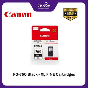 PG-760 Black - XL FINE Cartridges