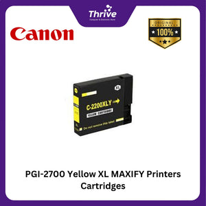 PGI-2700 Yellow XL MAXIFY Printers Cartridges