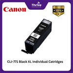 Load image into Gallery viewer, CLI-771 Black XL Individual Catridges
