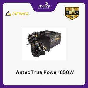 Antec True Power 650W - 80+ Gold Certified TP-650C - 5 Years Warranty Replacement