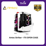 Load image into Gallery viewer, Antec Striker - ITX OPEN CASE - Dual Side 4mm Tempered Glass - Aluminum + Steel - Type C 3.1 Ready &amp; Riser Cable
