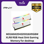 Load image into Gallery viewer, MD16GK2D4320016XRGBW XLR8 RGB Heat Sink Gaming Memory for desktop
